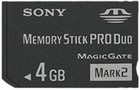 Sony Memory Stick 4gb Pro Duo Mark 2 Camera Camcorder Flash Card 4 Gb G Ms-mt4g