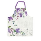 Michel Design Works Chef s Cotton Apron French Lilacs Purple Lavender Violet