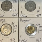 Hungary 1950 - 1996 One 1   2 Forint Very Fine F - Bu 14 Coin Lot