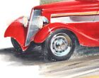 Signed Zz Top Eliminator 1934 Ford Poster Print Wall Art 11x14 Unframed