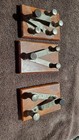 Lot Of 7 Antique Cenco Central Scientific Co Slate   Wood Base Telegraph Keys