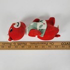 Vintage Dakin Dream Pets Red Christmas Teddy Bear 7  Plush Stuffed Animal 