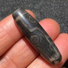 Unique Magic Power Tibetan Old Agate 9eye Totem Dzi Bead Amulet11-11 6 37 4mm