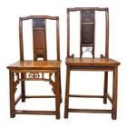 Antique Chinese Qing Dynasty Rosewood Side Chairs