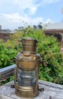 Antique Maritime Ship Lantern     Vintage Nautical Oil Lamp Boat Light      