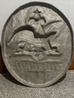 Vtg Busch On Tap Beer Sign - 3d Flying Eagle Molded Pastic