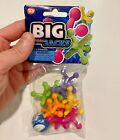 2 Sets - Large Size Neon Jacks And Rubber Bounce Ball Game Classic Kids Toy