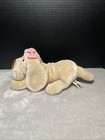 Russ Miss Lubbable Plush Dog Brown Tan Puppy Pink Bow 10 l Stuffed Toy Pet Lovey