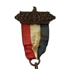 1902 King Edward   Queen Alexandra Coronation Church Lads Brigade Medal Monogram