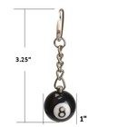 Pool 8 Ball Billiards Charm Keychain Pendant Cool Player Gift