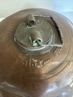 Antique Wafax Round Copper Bed Warmer