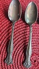 Rogers   Bros  Spoons Set 4 Silver Plate 5 875  Engraved  60  -  Vintage