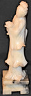 Vintage Chinese Carved Soapstone Statue Figurine Of Guanyin 9 1 2 