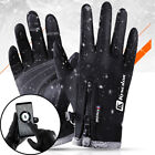 Men Women Gloves Fleece Touch Screen Warm Winter Cold Weather Full Finger Glove
