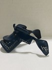 Vintage 1950 s Hartland Original Roy Rogers Stenciled  rr  Blue Saddle Scarce 