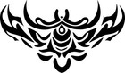 Tribal Tattoo Design Stencil For Custom Painting Projects - Stencilair