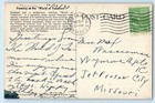 C1939 New York Postcard Firestone Farming World Tomorrow Ground Grip Tire Farm