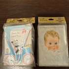 Vintage Hallmark Baby Birth Announcements Lot Of  9 Packs  108 Total  Unopened