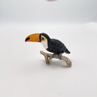 Schleich Toucan Bird Figure  2016 Rainforest Wildlife Toy Made In Tunisia