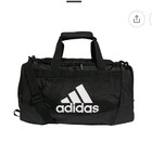 Adidas Defender Iv Small Gym Training Duffel Bag Padded Carry Handles Black Nwt