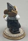 Wee Forest Folk  party Girl   M-224   1997 Ap Black Dress Silver Party Hat Wf113b