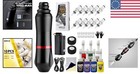 Complete Rotary Tattoo Machine Pen Kit With Power Supply   10 Cartridge Needles
