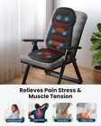 Massage Seat Cushion With Heated Back Neck Body Massager Chair For Home Office
