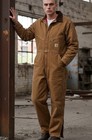 Vintage Carhartt Coveralls 46 Regular X02 Brn Quilt Lined Duck Canvas Usa Made