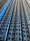 Interlake 30  X 42  Teardrop Pallet Racking Upright 3x3  Blue Rack