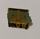 Iowa State Capitol 2000 Souvenir Tack Lapel Pin