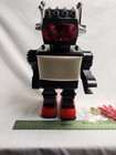 Vintage Working 1981 Saturn 13    Giant Walking Robot W rockets  Box And Stickers