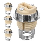 4 Pcs Porcelain Light Socket Lightbulb Electric Lamp Replacement