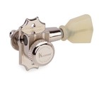 Kluson 3 3 Locking Revolution Series G-mount Tuners  Nickel
