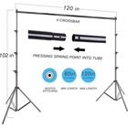 8 5x10ft Photography Backdrop Kit With 400w 5500k Daylight Umbrella Continuou   