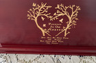 Cremation Memorial Urn For Human Ashes Adult Wooden Box Forever In Our Hearts