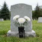 1x Cemetery Vase Memorial Grave Vase Flower Holder With Ground Spike