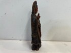 Vintage Possibly Antique Chinese Hand Carved Hardwood Kwanyin Guanyin Figurine