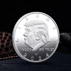      Rare 2024 Us Donald Trump President Silver Eagle Collectible Collection Coin