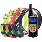 New 3000ft Remote Dog Shock Training Collar Rechargeable Waterproof Pet Trainer 