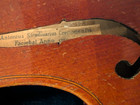 Antique 1850 s  French Fran  ois Salzard Violin  Case bow   Working Condition 