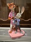 Disney Zootopia2 Judy   Nick Heart Pose Figurine Shanghai Disneyland New