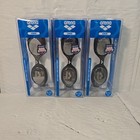 Lot Of 3 Arena Spider Mirror Soft Seals  Junior Age 6-12 Swim Goggles Black  j 
