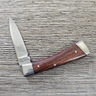 Vtg Kabar Ka-lok 2226 Knife Made In Japan Smooth Wood Handles Ss Blade Nib