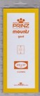 30prinz scott Stamp Mounts Clear Strips 215mmx57mm Famous Americans 2 Packs Deal