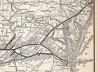 1902 Antique Chesapeake And Ohio Railway Map Vintage C   O Railroad Map 2853