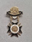 1943 Masonic Knights Templar Golden West Los Angeles Medal Badge