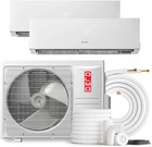 2 Zone Olmo Sierra 1 5 Ton 18k Btu Mini Split A c Heater  9k 12k Btu  230v