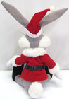 Warner Bros  Looney Tunes 14  Plush Bugs Bunny Santa Christmas Stuffed Animal