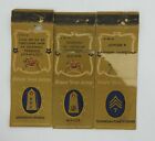 Vintage 10 Matchbook Cover Matchcover Lot Patriotic Military Usa Army War Bonds 