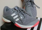 Mens   Adidas   Barricade 2018 Boost   Gray Tennis Shoes   8 